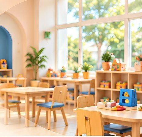 Bright Mello Kids classroom
